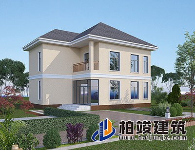 這是一種非常適合農(nóng)村自建的別墅設(shè)計(jì)，造價(jià)便宜，經(jīng)濟(jì)實(shí)惠。