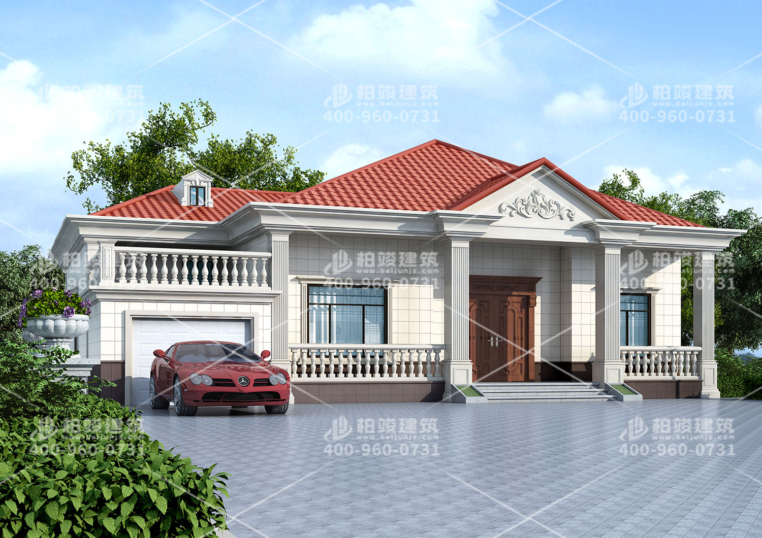 衡陽王總定制歐式一層自建房，小小房子，大設(shè)計。