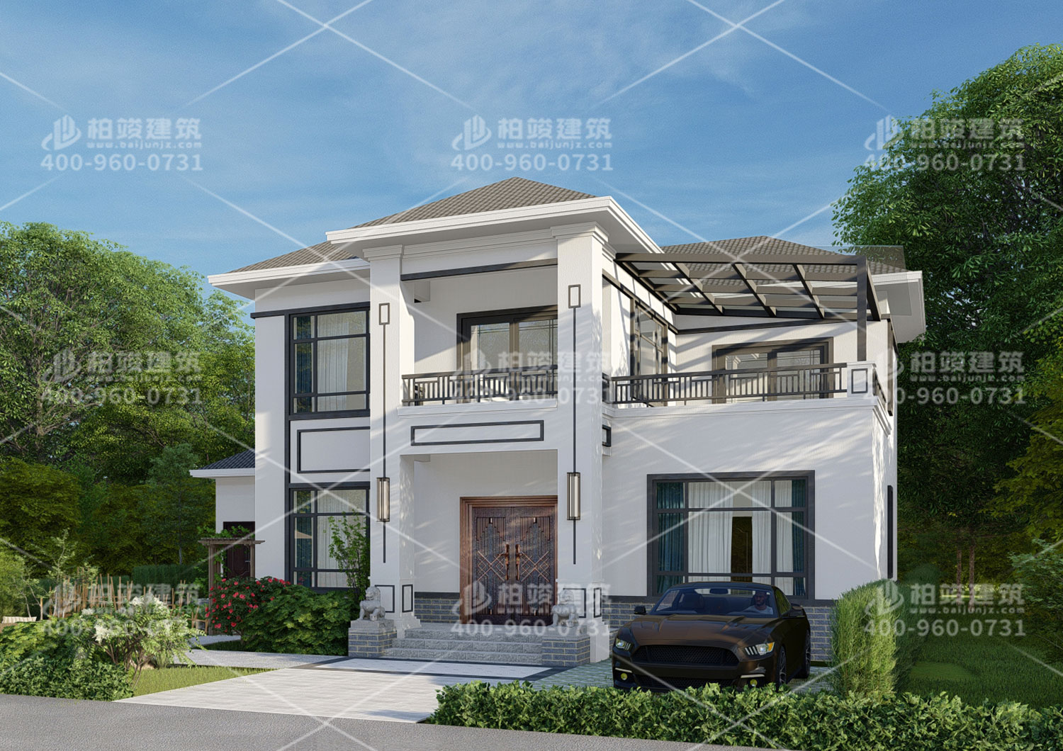 新農(nóng)村別墅設(shè)計(jì)圖一層，歐式風(fēng)格。