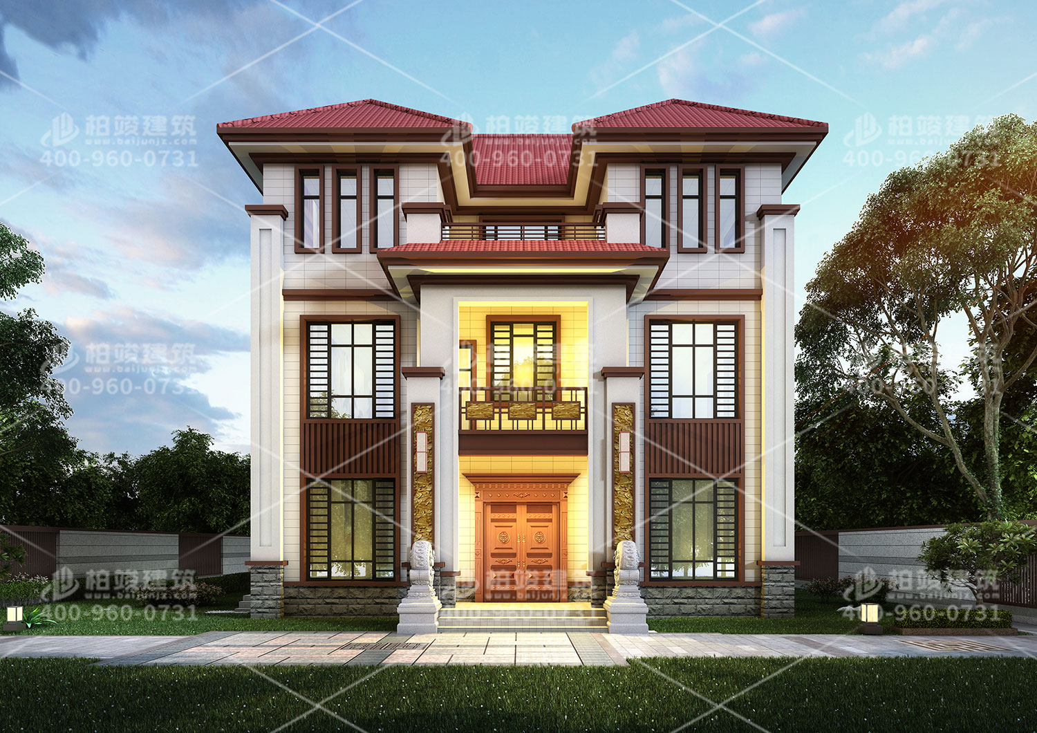 農(nóng)村房屋設(shè)計(jì)效果圖大全，樸實(shí)自建房。