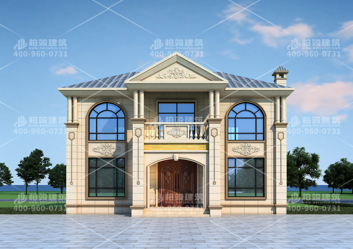 二層小別墅建筑設(shè)計(jì)圖，全套經(jīng)典圖紙。