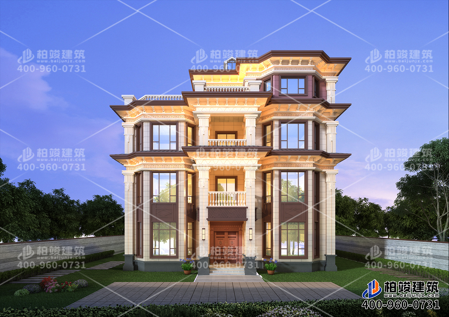 三層別墅自建房，大氣又美觀讓人愛不釋手。