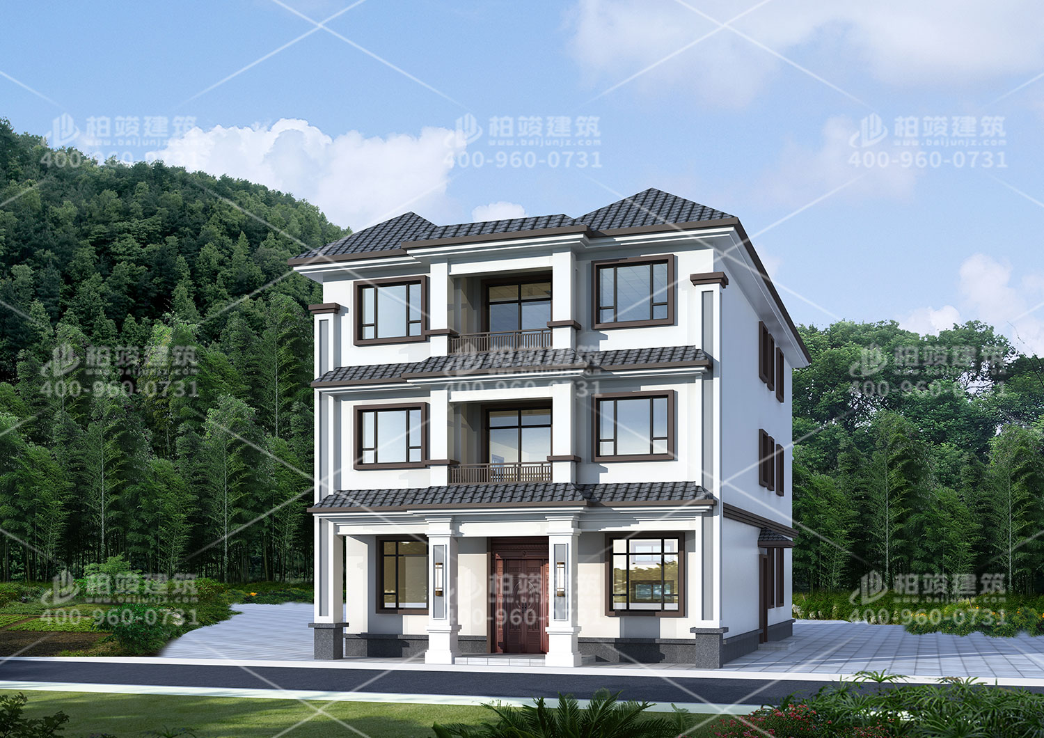農(nóng)村自建小別墅設(shè)計(jì)，帶小賣部建筑完成就賺到了。
