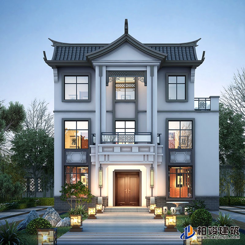開間12米別墅設(shè)計圖，120來萬就能建成，快來看看吧